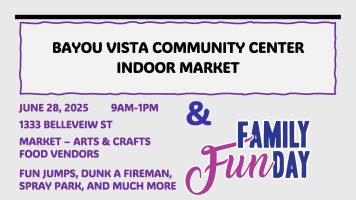 Bayou Vista Community Center Indoor Market, Cajun Coast