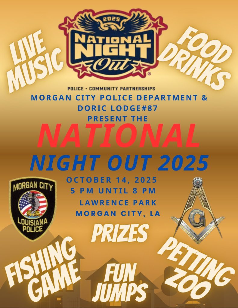 2025 National Night Out, Cajun Coast