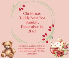 Christmas Teddy Bear Tea, cajun coast