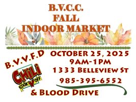 Fall Indoor Market, Cajun Coast
