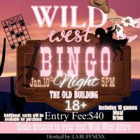 Wild West Bingo Night, cajun coast