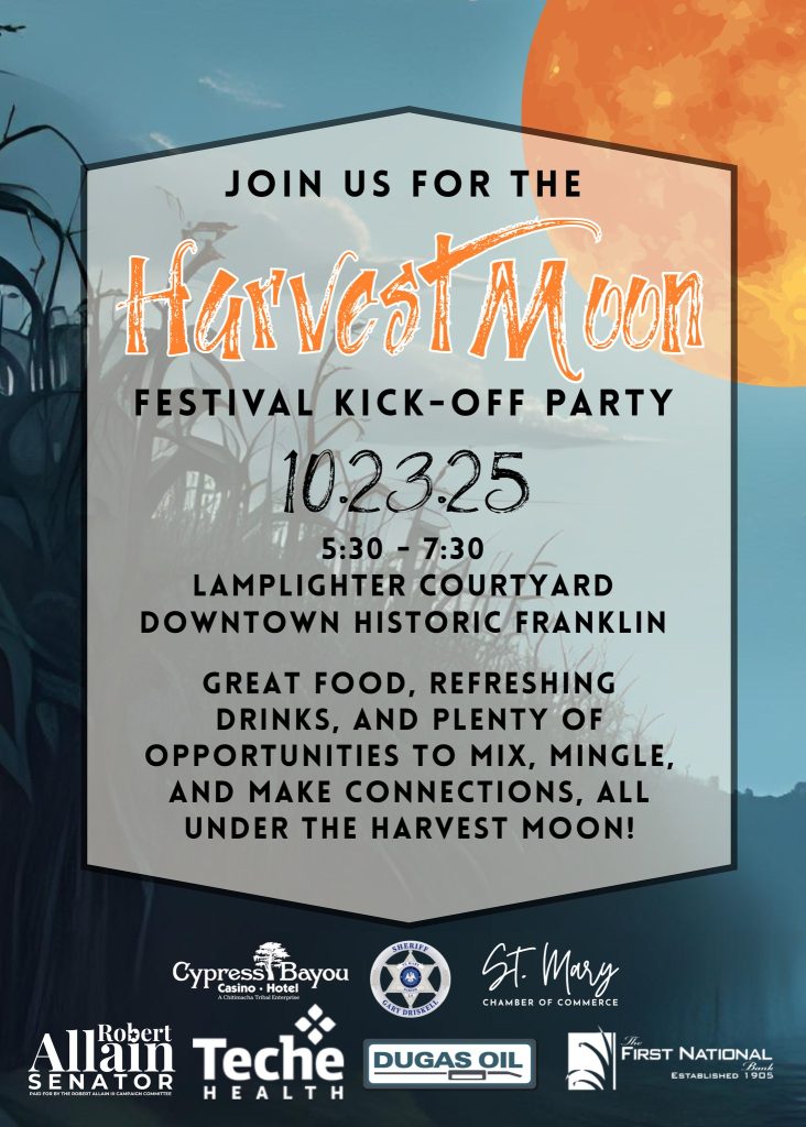 Harvest Moon Festival kick-off, cajun coast