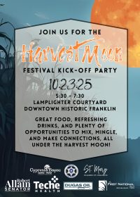 Harvest Moon Festival kick-off, cajun coast