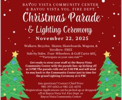 BVCC Christmas Lighting, Cajun Coast