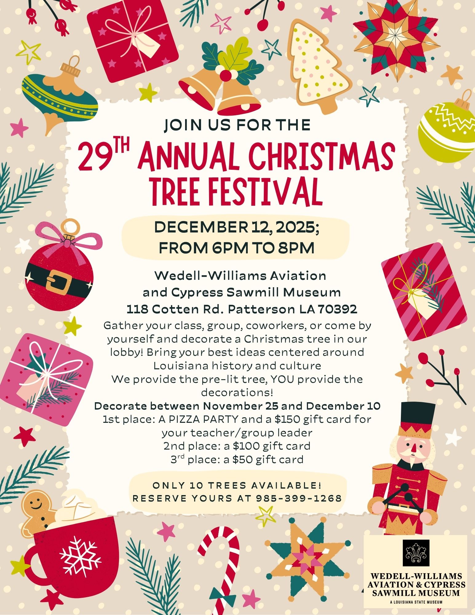 29th Patterson Tree, Cajun Coast