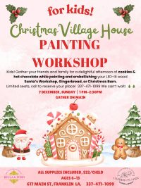 Gather on Main Kids Christmas Painting, Cajun Coast