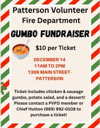Gumbo fundraiser, Cajun Coast