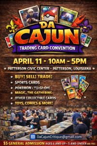Da Cajun Trading Card Convention, cajun coast