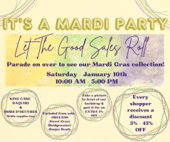 Mardi Party, cajun coast