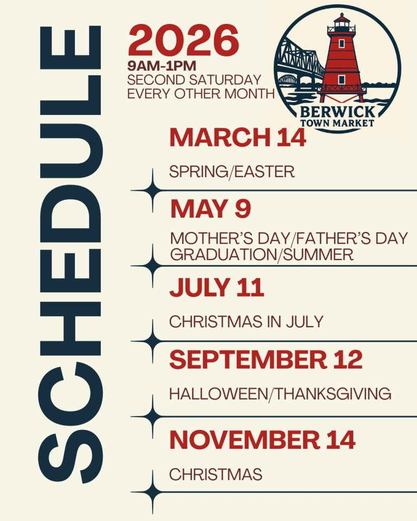 Berwick Town Market, cajun coast