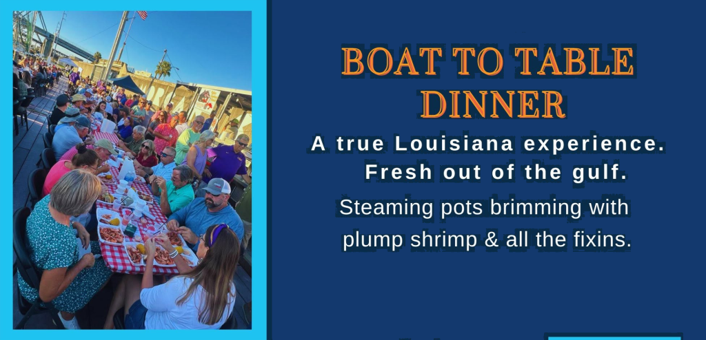 Boat to table, Cajun Coast
