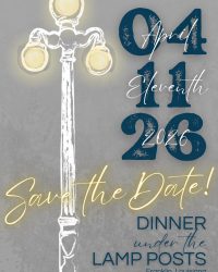 Dinner Under the Lamppost, cajun coast