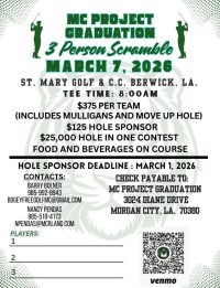 MC Project Graduation, cajun coast