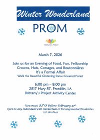 Winter Wonderland Prom, cajun coast