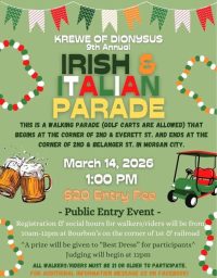 Irish Parade, Cajun Coast