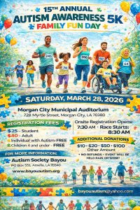 Autism Bayou, cajun coast