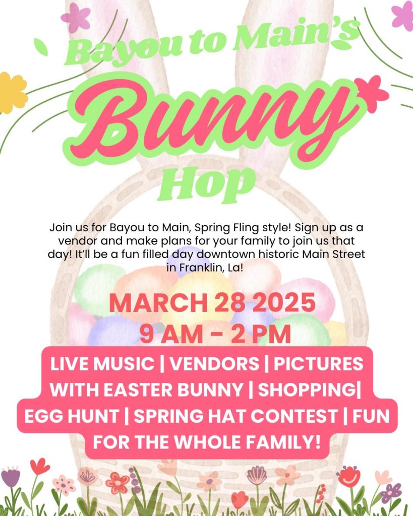 Bayou to Main's Bunny Hop Cajun Coast Visitors