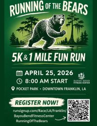 Running of the Bears Cajun Coast Visitors