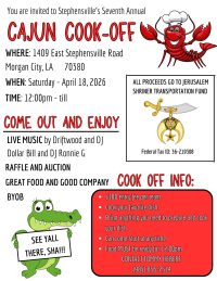 Stephensville 7th Annual Cook-Off Cajun Coast Visitors