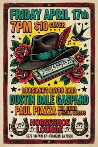 Horseshoe Lounge LA Bayou Bard cajun coast