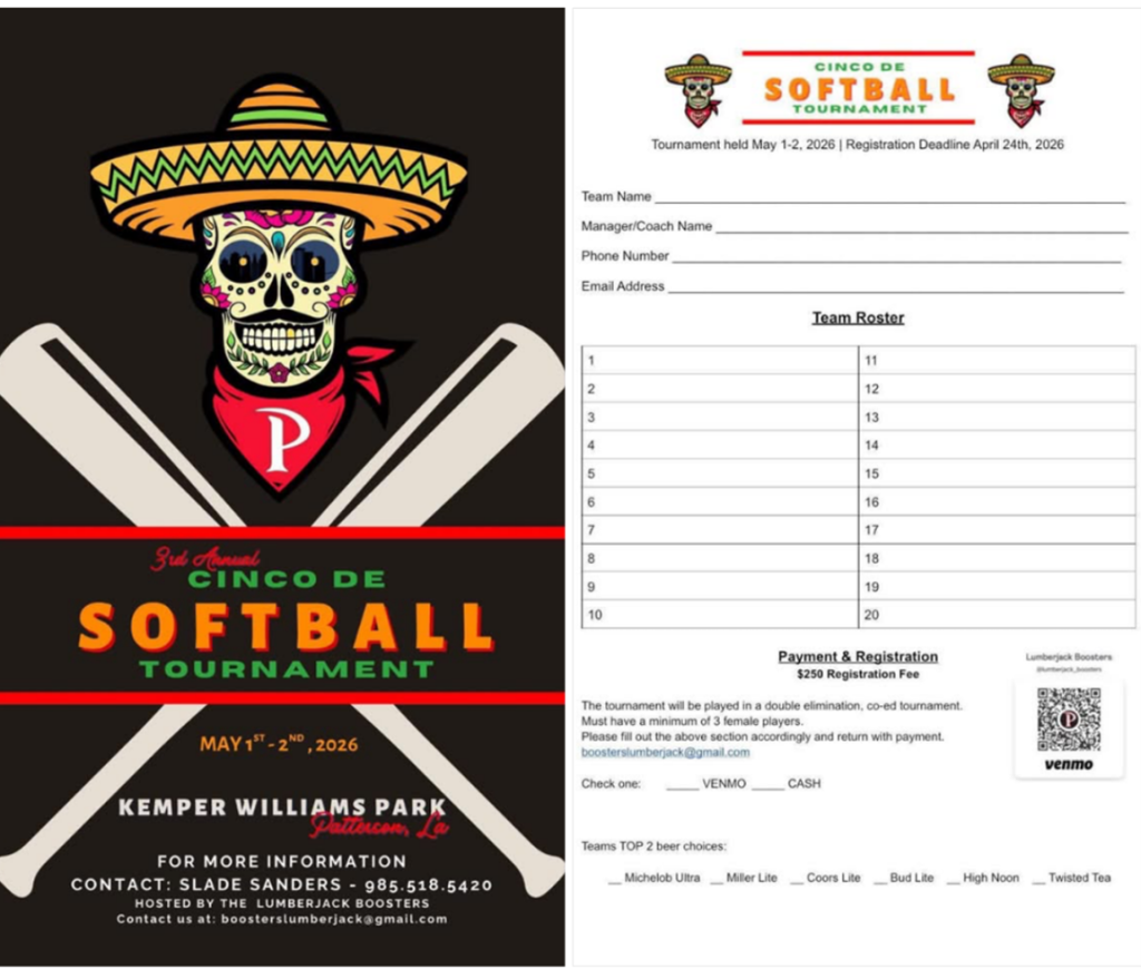 Patterson Cinco De Softball Tournament cajun coast