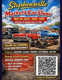Stephensville Market & Car Show Cajun Coast