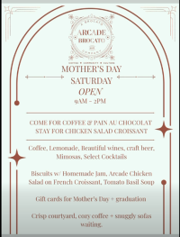 Arcade Bracato Mothers Day cajun coast