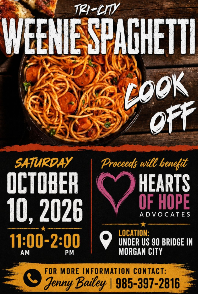 Cook off 3rd annual, Cajun coast