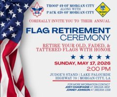 Flag Retirement Ceremony cajun coast
