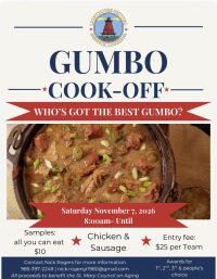 Gumbo Cook off, Cajun Coast