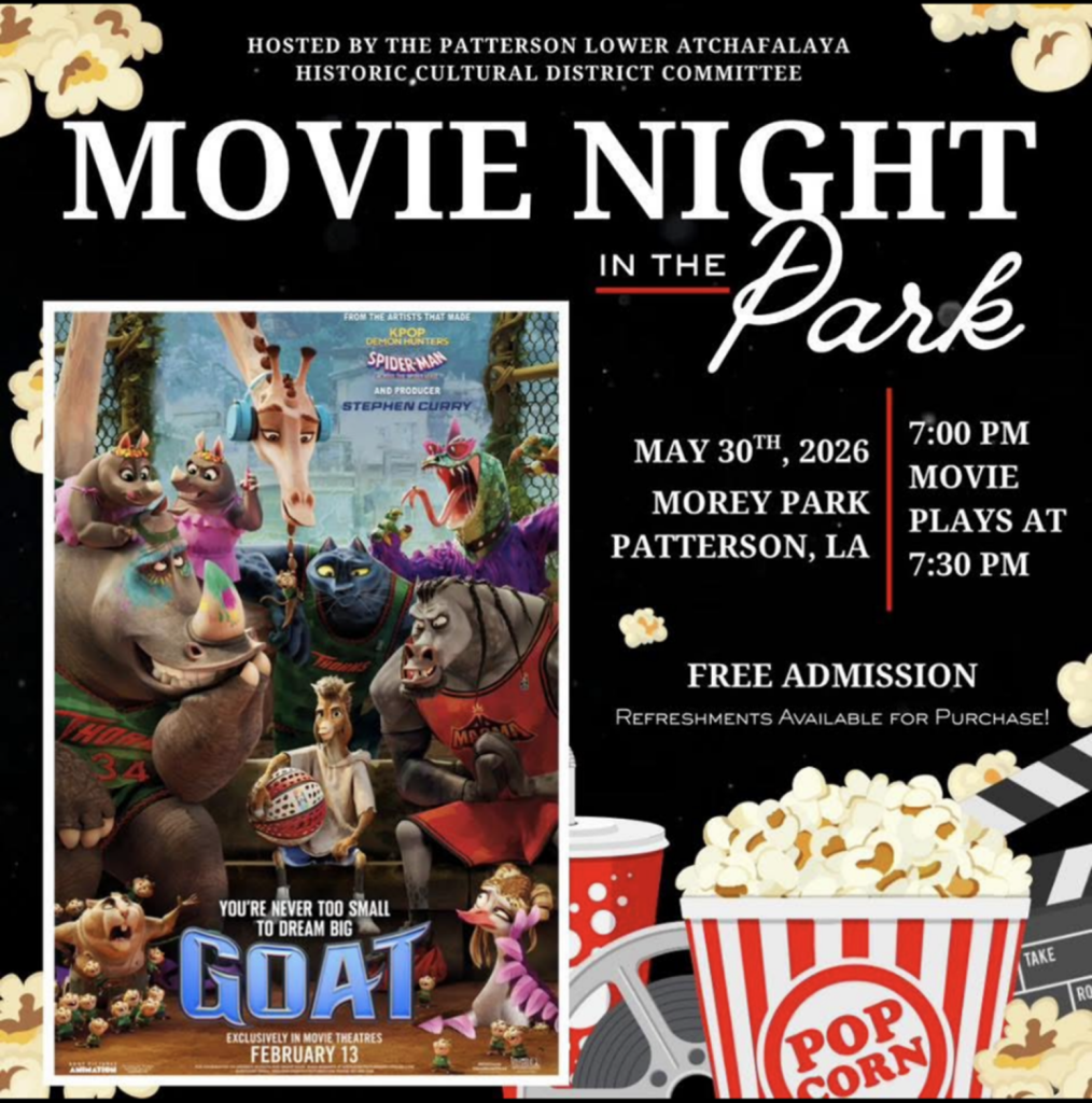 Movie Night in the Park cajun coast