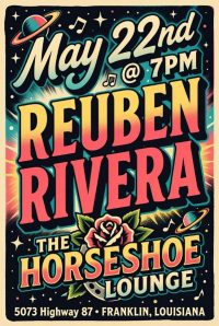 Reuben Rivera The Horseshoe Lounge cajun coast