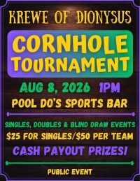 4th Annual Cornhole Tournament, cajun coast
