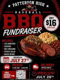 Baseball BBQ Fundraiser, cajun coast