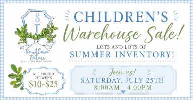 Children's Warehouse Sale, cajun coast