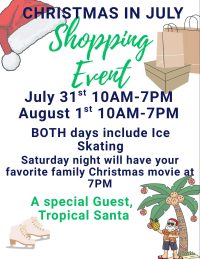 Christmas in July, cajun coast