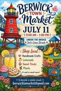 July Berwick Town Market cajun coast