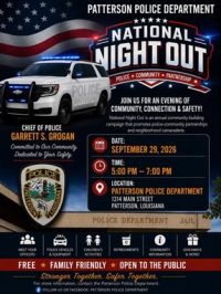 National Night Out PPD cajun coast