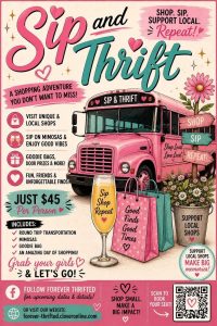 Sip & Thrift, cajun caost