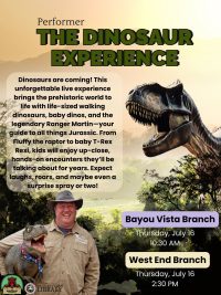 The Dinosaur Experience, cajun coast