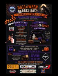 Halloween Barrel Bash, cajun coast