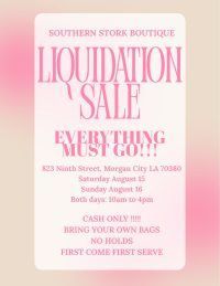 Southern Stork Sneak Peek & Boutique, cajun coast